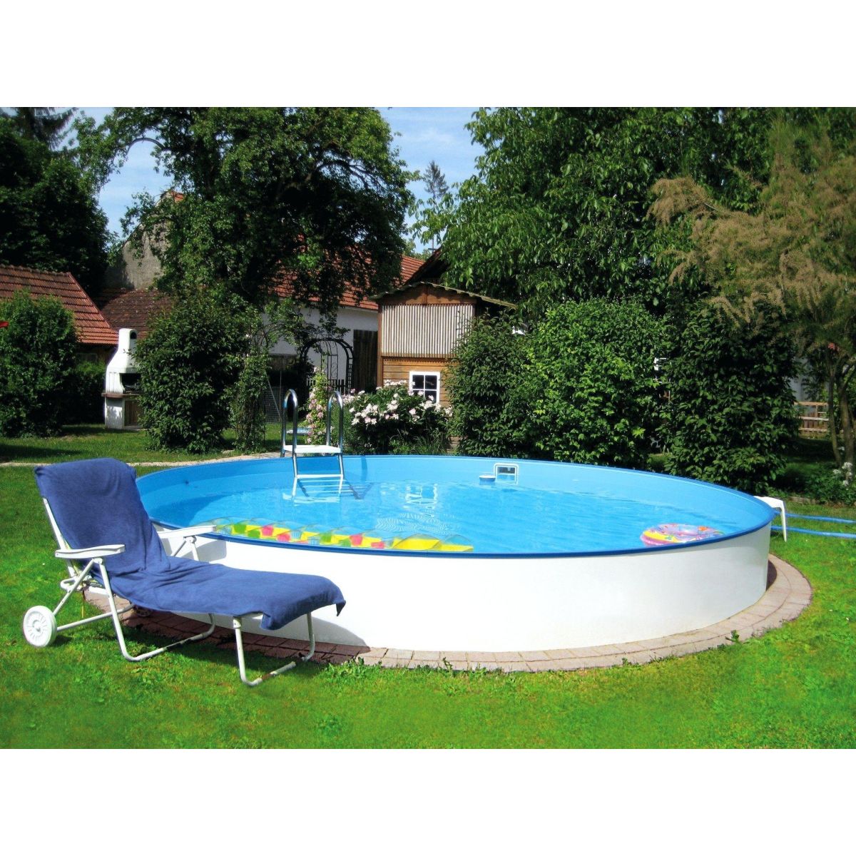 Бассейн каркасный круглый 4,5х1,2 м, полный комплект, Summer Fun 501010164KB Бассейн каркасный круглый 4,5х1,2 м, полный комплект, Summer Fun 501010164KB