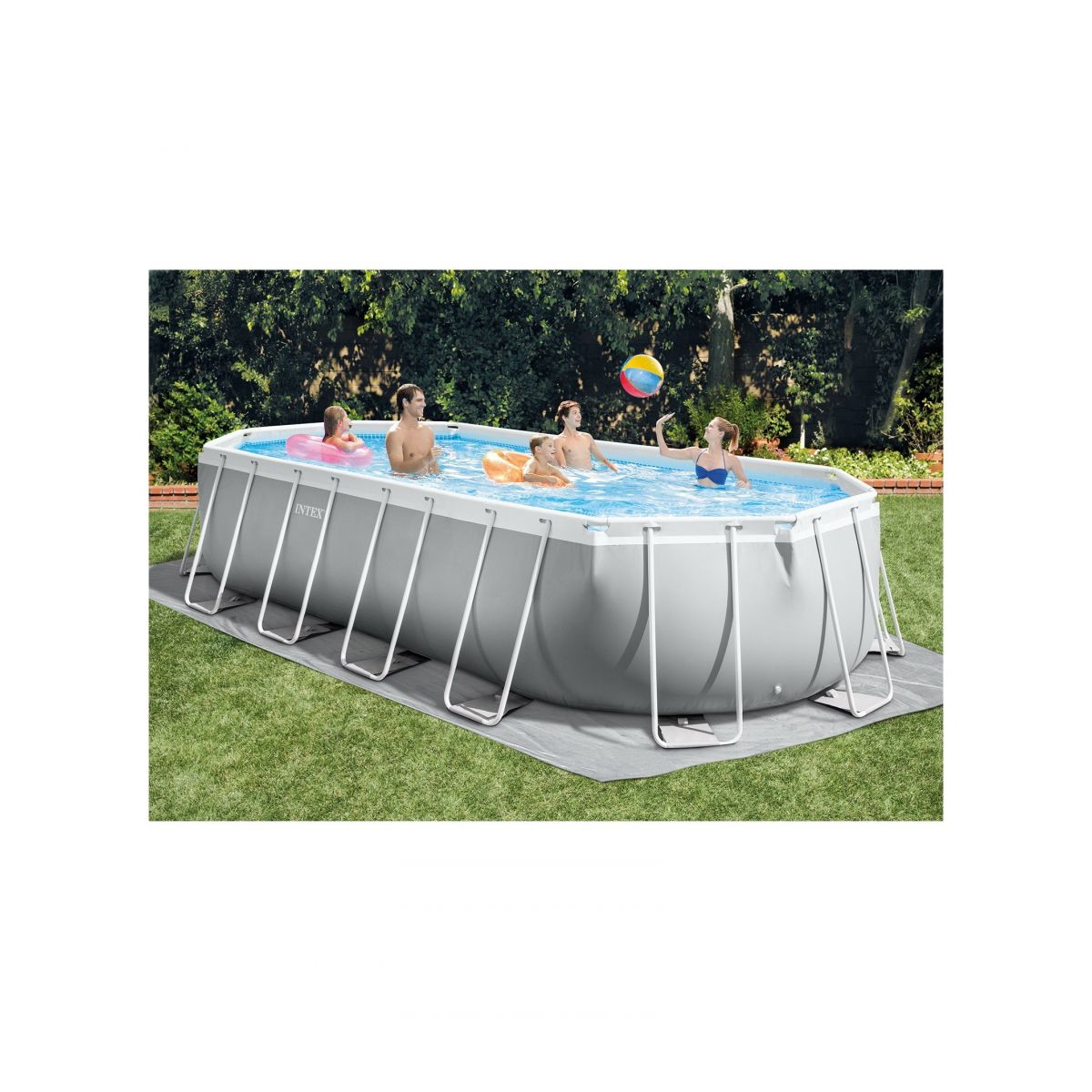 Бассейн каркасный 610x305x122 см с аксессуарами прямоугольный, INTEX 26798NP Бассейн каркасный 610x305x122 см с аксессуарами прямоугольный, INTEX 26798NP