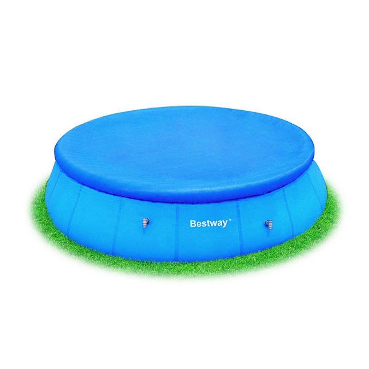 Тент круглый 5,49 м для бассейна с фиксирующим шнуром BESTWAY 58073 Тент круглый 5,49 м для бассейна с фиксирующим шнуром BESTWAY 58073