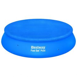 Крышка защитная 4,57 м для круглого бассейна FastSet, ПВХ, шнур, BESTWAY 58035